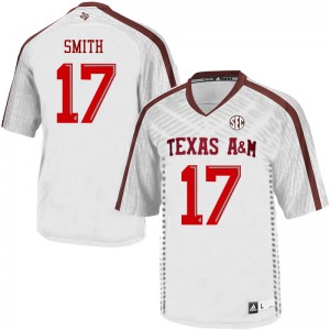#17 Ainias Smith Texas A&M University Men Stitched Jersey White